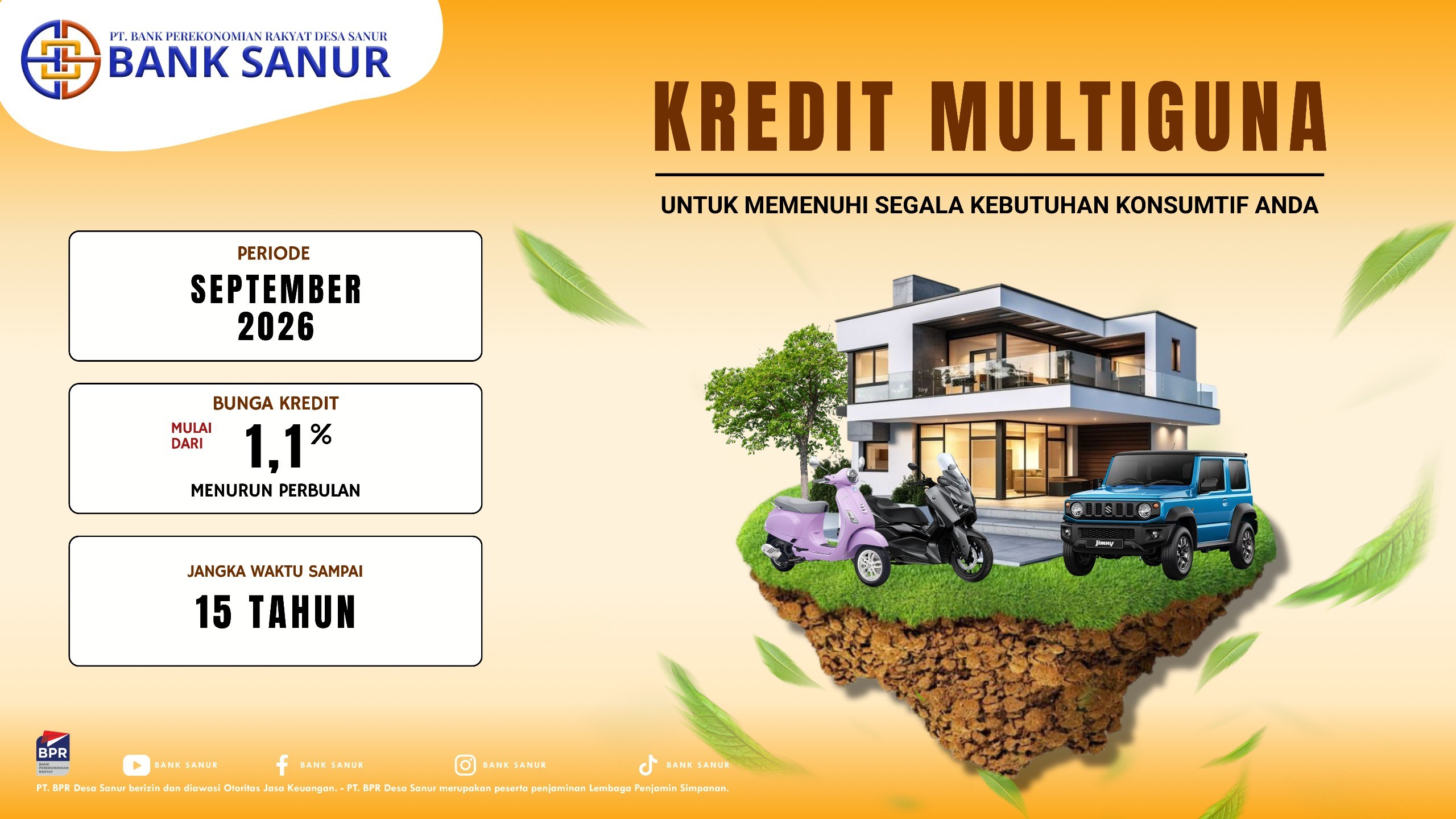Kredit renovasi rumah dari BANK SANUR